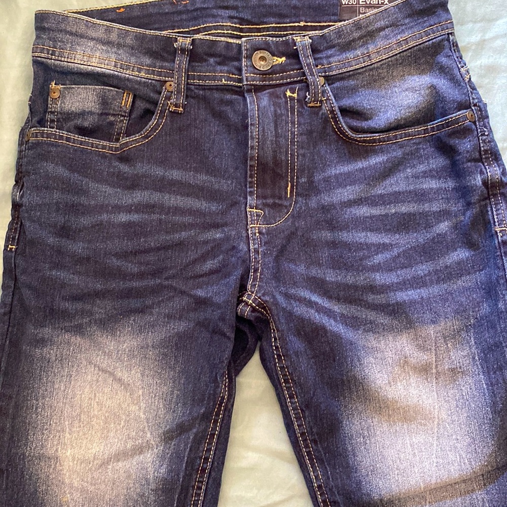 Dark Wash Buffalo David Bitton Evan-x Shorts